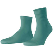 Falke Run Rib Short Socks - Fjord Green