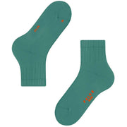 Falke Run Rib Short Socks - Fjord Green