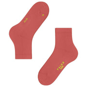 Falke Run Rib Short Socks - Lobster Red