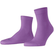 Falke Run Rib Short Socks - Pink Iris