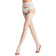 Falke Seidenglatt 15 Denier Stockings - Champagne White