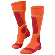 Falke SK Compression Wool Skiing Knee-High W2 Socks - Flash Orange