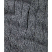 Falke Sporty Rib Cashmere Scarf - Dark Grey