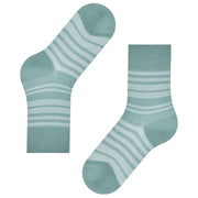 Falke Sunset Stripe Socks - Light Jade Green