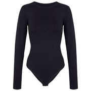 Falke Timeless Cotton Crew Brief Bodysuit - Black