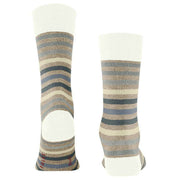 Falke Tinted Stripe Socks - Beige Mel