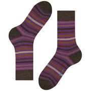 Falke Tinted Stripe Socks - Passion Lilac