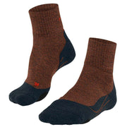 Falke TK2 Explore Wool Trekking Short Socks - Samba Orange