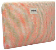 Hindbag Ava Small Weave 13inch Laptop Case - Coral Pink