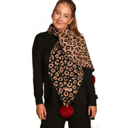 zelly-leopard-pom-pom-scarf---blackbeige-35072509