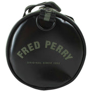 Fred Perry Classic Mini Barrel Bag - Laurel Wreath Green/Black