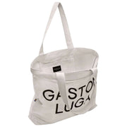 Gaston Luga Canvas Tote Bag - Cloud Cream