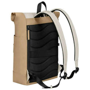 Gaston Luga Splash Rolltop 14" Backpack - Latte Brown/Cloud Cream