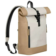 Gaston Luga Splash Rolltop 14" Backpack - Latte Brown/Cloud Cream