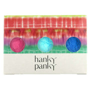 Hanky Panky Signature Lace 3 Pack Original Rise Thong - Sugar Rush Pink/Beau Blue/Cerulean Blue