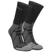 Hilly Marathon Fresh Crew Socks - Black/Grey