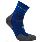 Hilly Twin Skin Anklet Socks - Cobalt Blue/Grey Marl