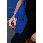 Hindbag Margault Quilted Shoulder Bag - Electric Blue