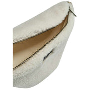 Hindbag Olivia Teddy Bum Bag - Arctic White