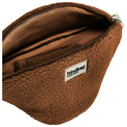 Hindbag Sasha Large Teddy Bum Bag - Brown