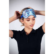 Jessica Russell Flint Pisces Silk Eye Mask - Blue/White