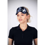 Jessica Russell Flint Scorpio Silk Eye Mask - Blue/White