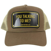John Hatter You Talking to Me Aluminium Trucker Hat - Olive Green