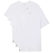 Lacoste Slim Fit Crew Neck 3 Pack T-Shirts - White