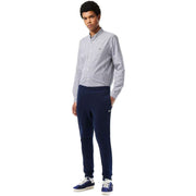 Lacoste Slim Fit Organic Cotton Fleece Jogging Bottoms - Navy