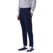 Lacoste Slim Fit Organic Cotton Fleece Jogging Bottoms - Navy