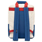 Lefrik Daily 13" Bauhaus Block Backpack - Blue/Cream