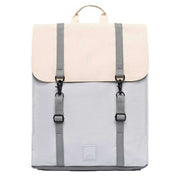 Lefrik Handy Stripes Concrete Block Backpack - Grey/Light Grey/Cream