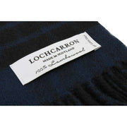 Locharron of Scotland Darwin Mackay Tartan Oversized Lambswool Scarf - Green/Blue