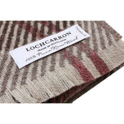 Locharron of Scotland Fearne Gordon Dress British Wool Scarf - Taupe Brown