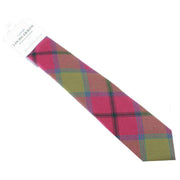 Locharron of Scotland Reiver Connaught Irish Tartan Wool Tie - Pink/Green/Blue