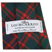 Locharron of Scotland Reiver MacArthur Clan Modern Tartan Tie - Dark Green/Navy/Red