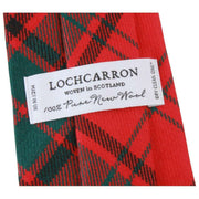 Locharron of Scotland Reiver Maxwell Modern Tartan Tie - Red/Green