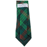 Locharron of Scotland Reiver Ross Hunting Modern Tartan Tie - Green/Red