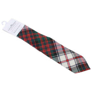 Locharron of Scotland Revier MacDonald Dress Modern Tartan Tie - White/Red/Dark Green