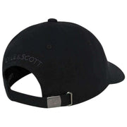 Lyle & Scott Tonal Eagle Baseball Cap - Jet Black