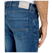 MAC Jeans Arne Recycled Denim Jeans - Dark Blue Authentic 3D