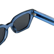 MessyWeekend Luna Sunglasses - Transparent Blue/Grey