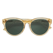 MessyWeekend Rita Sunglasses - Champagne/Green