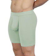 Obviously EliteMan Boxer Brief 6inch Leg - Mint Green