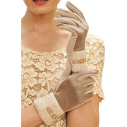 Powder Audrey Gloves - Stone Beige