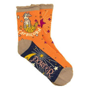 Powder Capricorn Ankle Socks - Tangerine Orange