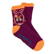 Powder Letter K Ankle Socks - Purple