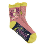 Powder Pisces Ankle Socks - Pink