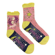 Powder Pisces Ankle Socks - Pink