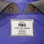 Roka Bantry B Medium Sustainable Nylon Backpack - Peri Purple